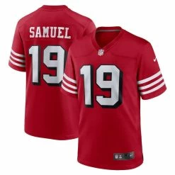 Nike Men's Deebo Samuel Scarlet San Francisco 49ers Alternate Player Game Jersey