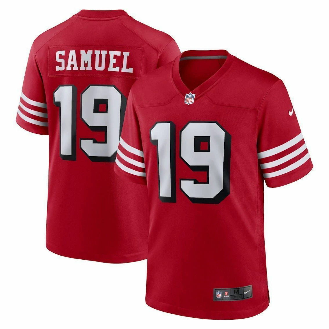 Nike Men's Deebo Samuel Scarlet San Francisco 49ers Alternate Player Game Jersey 3 Nike Men's Deebo Samuel Scarlet San Francisco 49ers Alternate Player Game Jersey