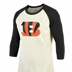 Majestic Threads Men's Threads Ja'Marr Chase Cream/Black Cincinnati Bengals Player Name & Number Raglan 3/4-Sleeve T-Shirt 8 Majestic Threads Men's Threads Ja'Marr Chase Cream/Black Cincinnati Bengals Player Name & Number Raglan 3/4-Sleeve T-Shirt -Fanatics DSCO1151168669 6662 ALT2