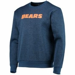FOCO Men's Navy Chicago Bears Colorblend Pullover Sweater 8 FOCO Men's Navy Chicago Bears Colorblend Pullover Sweater -Fanatics DSCO1151350370 1320 ALT2