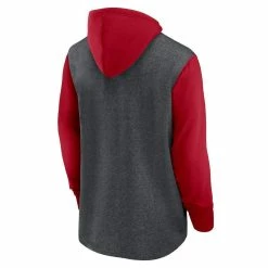 Nike Men's Heathered Charcoal/Scarlet San Francisco 49ers Surrey Legacy Pullover Hoodie 9 Nike Men's Heathered Charcoal/Scarlet San Francisco 49ers Surrey Legacy Pullover Hoodie -Fanatics DSCO1151350887 4135 ALT3