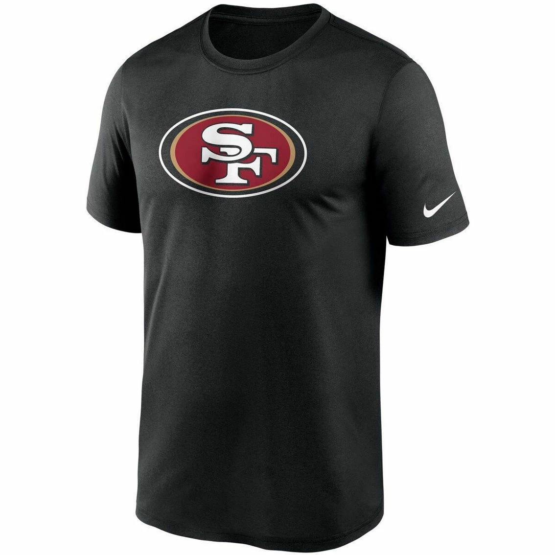 Nike Men's Black San Francisco 49ers Logo Essential Legend Performance T-Shirt 5 Nike Men's Black San Francisco 49ers Logo Essential Legend Performance T-Shirt - Image 3