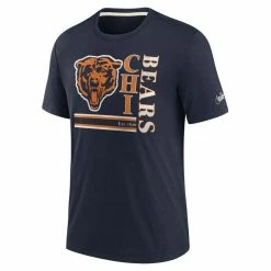 Nike Men's Navy Chicago Bears Wordmark Logo Tri-Blend T-Shirt 8 Nike Men's Navy Chicago Bears Wordmark Logo Tri-Blend T-Shirt -Fanatics DSCO1151351442 1320 ALT2