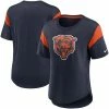 Nike Women's Heather Navy Chicago Bears Primary Logo Fashion Top