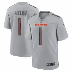 Men's Nike Justin Fields Gray Chicago Bears Atmosphere Fashion Game Jersey -Fanatics DSCO1151427483 1927 ALT1