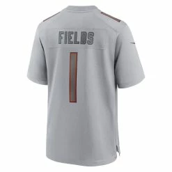 Men's Nike Justin Fields Gray Chicago Bears Atmosphere Fashion Game Jersey -Fanatics DSCO1151427483 1927 ALT3