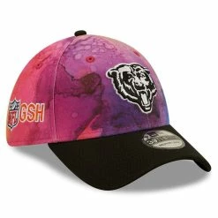 New Era Men's Pink/Black Chicago Bears 2022 NFL Crucial Catch 39THIRTY Flex Hat