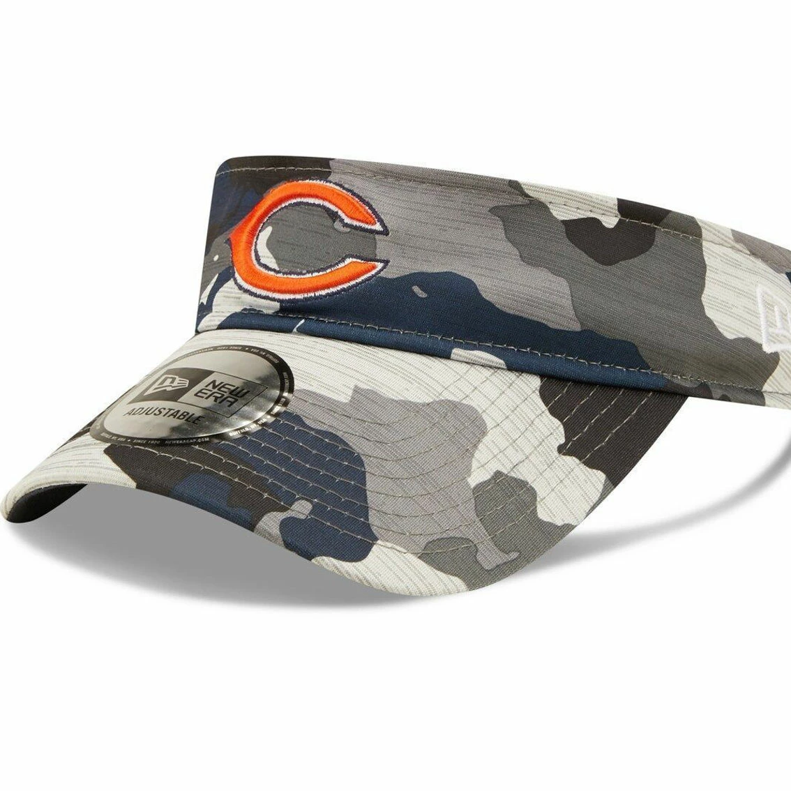 New Era Men's Camo Chicago Bears 2022 NFL Training Camp Official Adjustable Visor 4 New Era Men's Camo Chicago Bears 2022 NFL Training Camp Official Adjustable Visor - Image 2