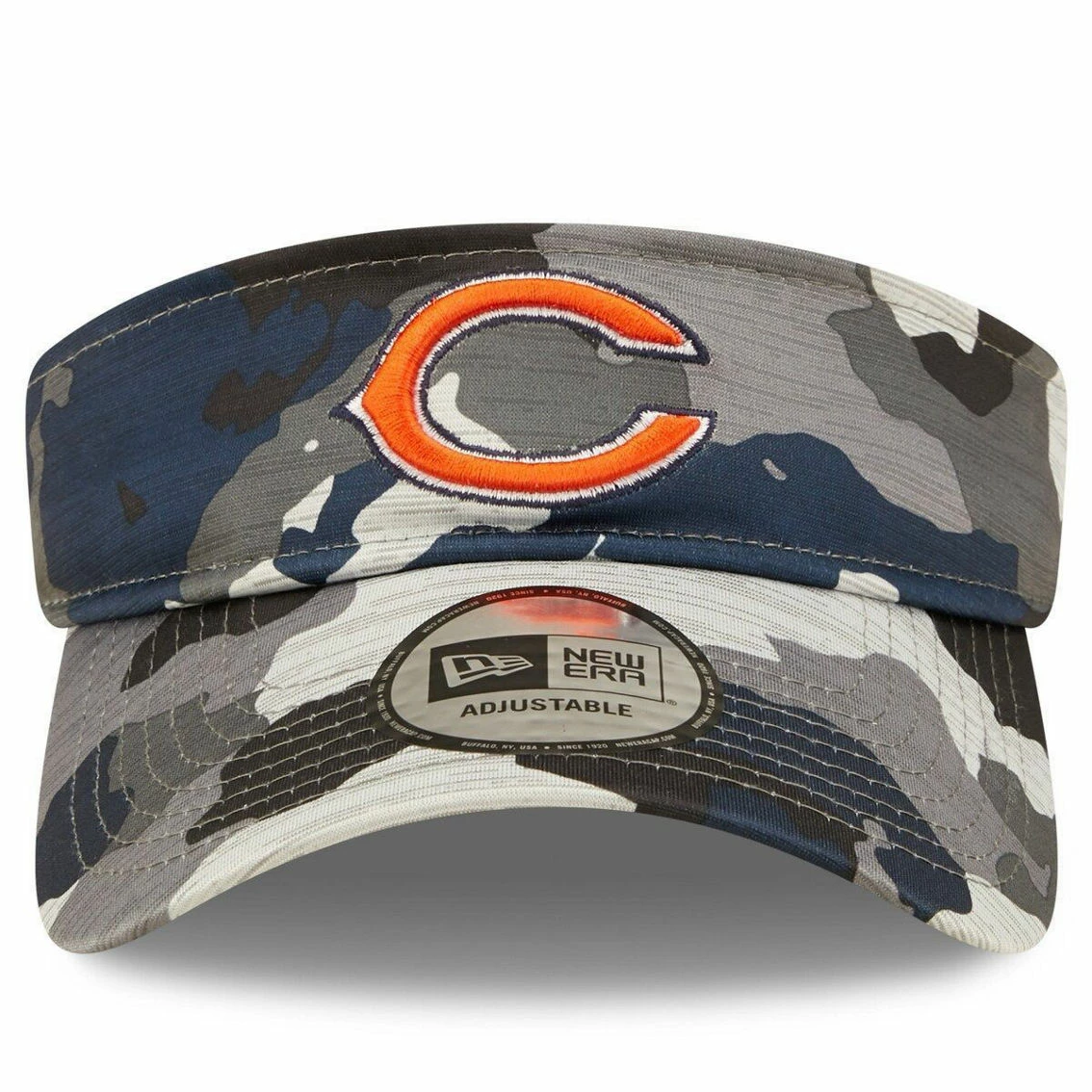 New Era Men's Camo Chicago Bears 2022 NFL Training Camp Official Adjustable Visor 5 New Era Men's Camo Chicago Bears 2022 NFL Training Camp Official Adjustable Visor - Image 3