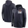 Nike Men's Navy/Gray Chicago Bears Mascot Performance Full-Zip Hoodie -Fanatics DSCO1151428219 1320