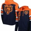 Starter Men's Navy Chicago Bears Extreme Full-Zip Hoodie Jacket