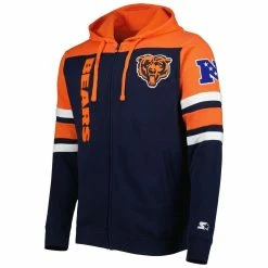 Starter Men's Navy Chicago Bears Extreme Full-Zip Hoodie Jacket 8 Starter Men's Navy Chicago Bears Extreme Full-Zip Hoodie Jacket -Fanatics DSCO1151428238 1320 ALT2