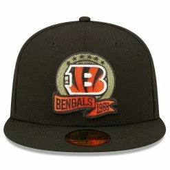 New Era Men's Black Cincinnati Bengals 2022 Salute To Service 59FIFTY Fitted Hat 8 New Era Men's Black Cincinnati Bengals 2022 Salute To Service 59FIFTY Fitted Hat -Fanatics DSCO1151428414 1007 ALT2