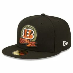 New Era Men's Black Cincinnati Bengals 2022 Salute To Service 59FIFTY Fitted Hat 9 New Era Men's Black Cincinnati Bengals 2022 Salute To Service 59FIFTY Fitted Hat -Fanatics DSCO1151428414 1007 ALT3