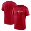 Men's Nike Scarlet San Francisco 49ers Horizontal Lockup Legend Performance T-Shirt 2 Men's Nike Scarlet San Francisco 49ers Horizontal Lockup Legend Performance T-Shirt -Fanatics DSCO1151428454 2946