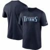 Nike Men's Navy Tennessee Titans Wordmark Legend Performance T-Shirt -Fanatics DSCO1151453447 1320