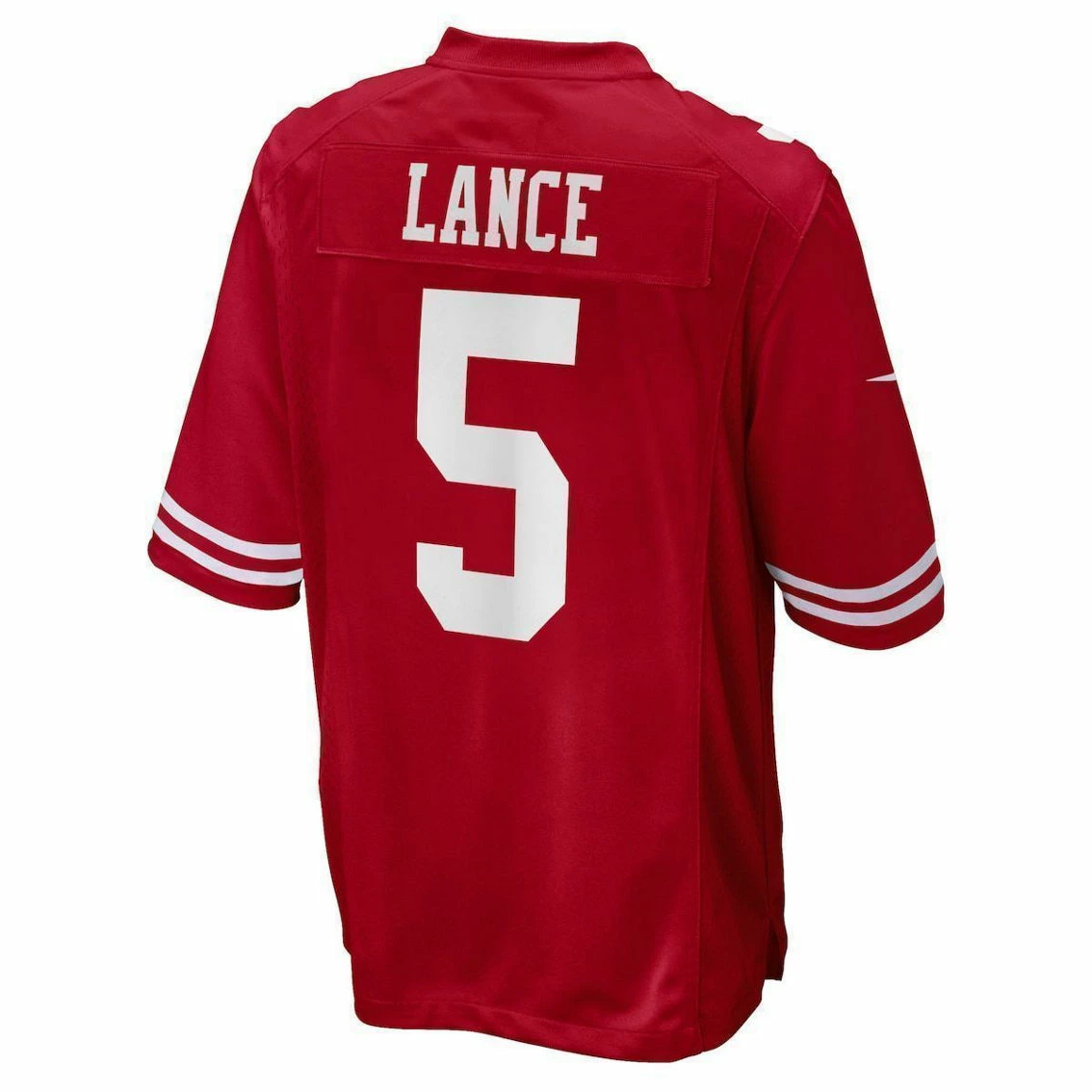 Nike Youth Trey Lance Scarlet San Francisco 49ers Player Game Jersey 6 Nike Youth Trey Lance Scarlet San Francisco 49ers Player Game Jersey - Image 4