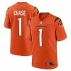 Nike Men's Ja'Marr Chase Orange Cincinnati Bengals Alternate Game Jersey -Fanatics DSCO1151453745 2294