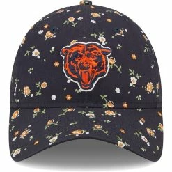 New Era Women's Navy Chicago Bears Floral 9TWENTY Adjustable Hat -Fanatics DSCO1151453858 1320 ALT2