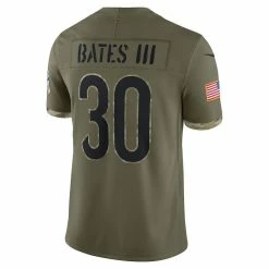 Nike Men's Jessie Bates III Olive Cincinnati Bengals 2022 Salute To Service Limited Jersey -Fanatics DSCO1151478401 2068 ALT3