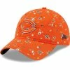 New Era Women's Orange Chicago Bears Floral 9TWENTY Adjustable Hat 2 New Era Women's Orange Chicago Bears Floral 9TWENTY Adjustable Hat -Fanatics DSCO1151536344 2294
