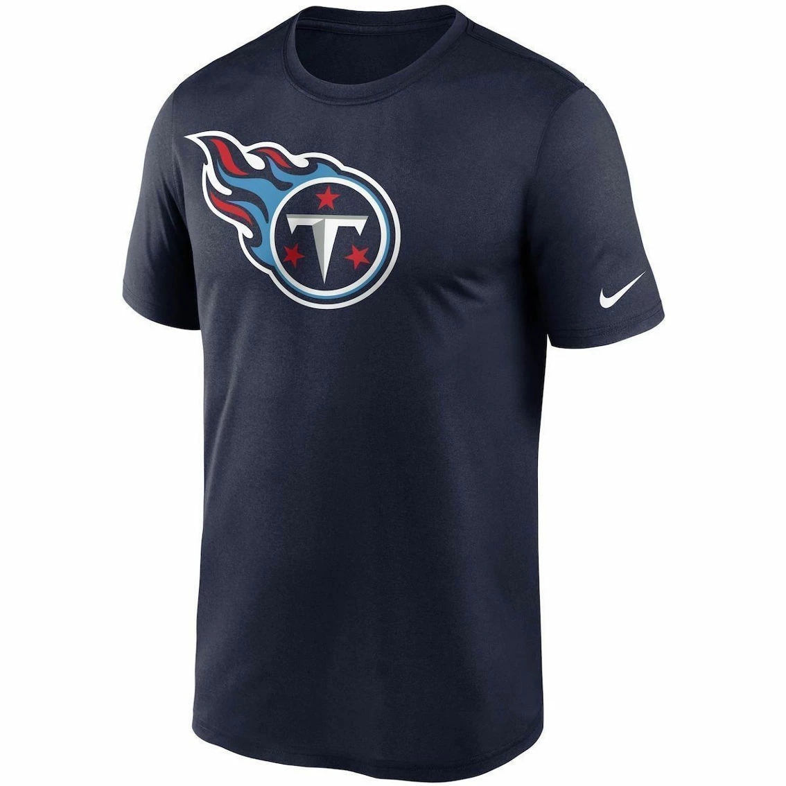 Nike Men's Navy Tennessee Titans Logo Essential Legend Performance T-Shirt 5 Nike Men's Navy Tennessee Titans Logo Essential Legend Performance T-Shirt - Image 3