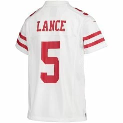 Nike Youth Trey Lance White San Francisco 49ers Player Game Jersey 9 Nike Youth Trey Lance White San Francisco 49ers Player Game Jersey -Fanatics DSCO1151839511 3550 ALT3