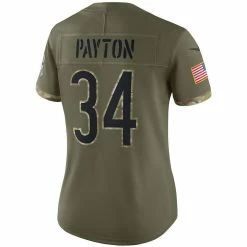 Nike Women's Walter Payton Olive Chicago Bears 2022 Salute To Service Retired Player Limited Jersey 9 Nike Women's Walter Payton Olive Chicago Bears 2022 Salute To Service Retired Player Limited Jersey -Fanatics DSCO1151840038 2068 ALT3
