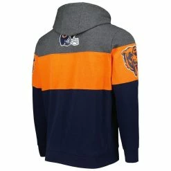 Starter Men's Navy/Heather Charcoal Chicago Bears Extreme Pullover Hoodie 9 Starter Men's Navy/Heather Charcoal Chicago Bears Extreme Pullover Hoodie -Fanatics DSCO1151957723 4135 ALT3