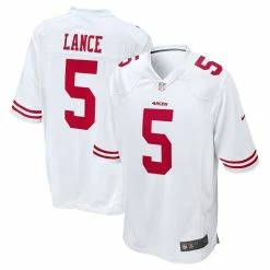 Nike Men's Trey Lance White San Francisco 49ers Game Jersey