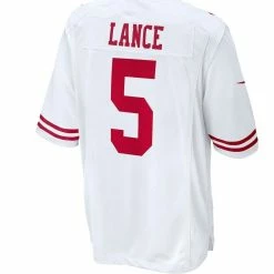 Nike Men's Trey Lance White San Francisco 49ers Game Jersey -Fanatics DSCO1151957858 3550 ALT3