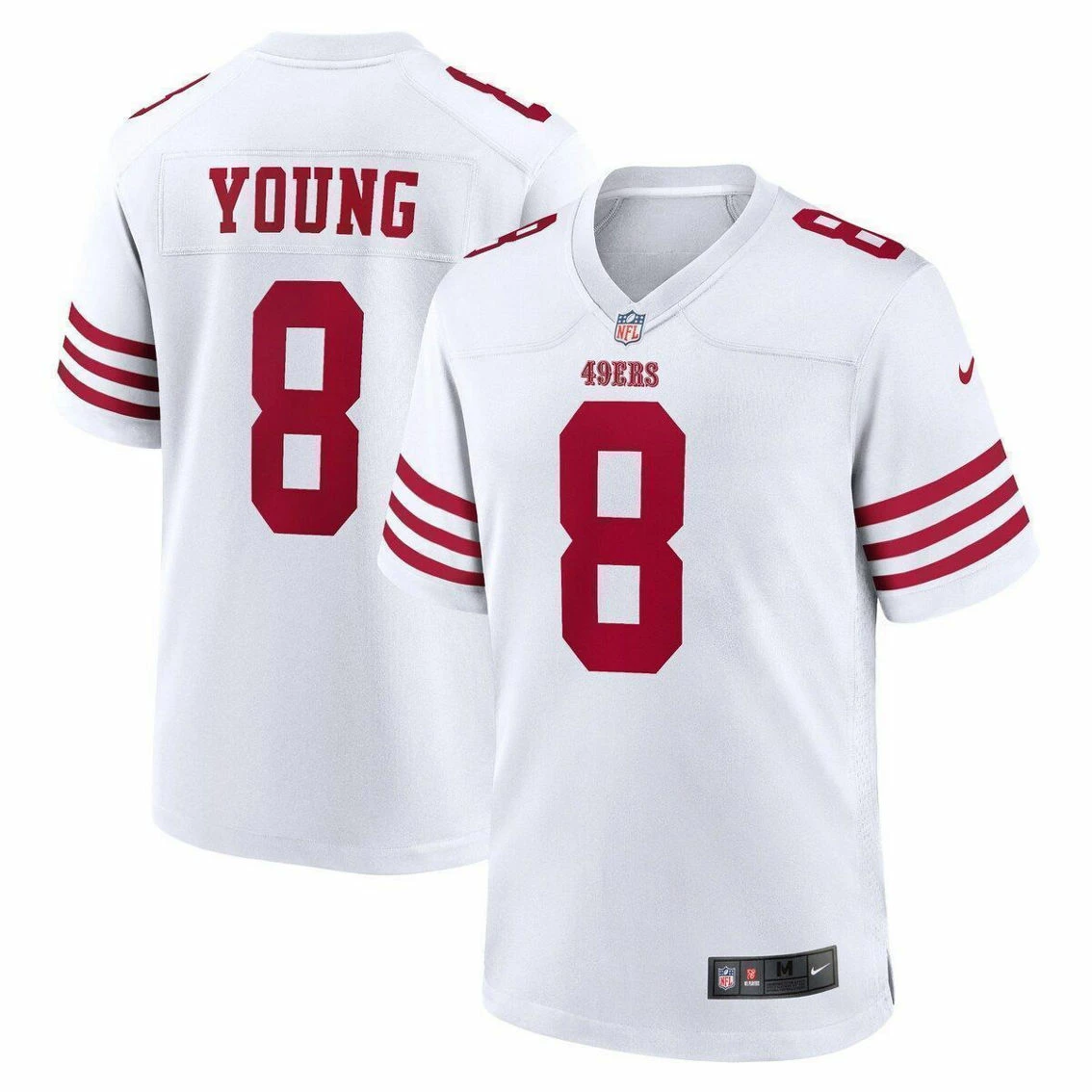 Nike Men's Steve Young White San Francisco 49ers Retired Player Game Jersey 3 Nike Men's Steve Young White San Francisco 49ers Retired Player Game Jersey