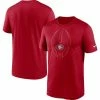 Nike Men's Scarlet San Francisco 49ers Team Legend Icon Performance T-Shirt -Fanatics DSCO1151958155 2946