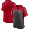 Nike Men's Heathered Charcoal/Scarlet San Francisco 49ers Performance Hoodie T-Shirt 2 Nike Men's Heathered Charcoal/Scarlet San Francisco 49ers Performance Hoodie T-Shirt -Fanatics DSCO1151958195 4135