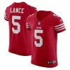 Nike Men's Trey Lance Scarlet San Francisco 49ers Vapor Elite Jersey -Fanatics DSCO1151958476 2946