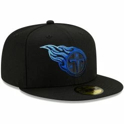 New Era Men's Black Tennessee Titans Logo Color Dim 59FIFTY Fitted Hat 9 New Era Men's Black Tennessee Titans Logo Color Dim 59FIFTY Fitted Hat -Fanatics DSCO1151958620 1007 ALT3