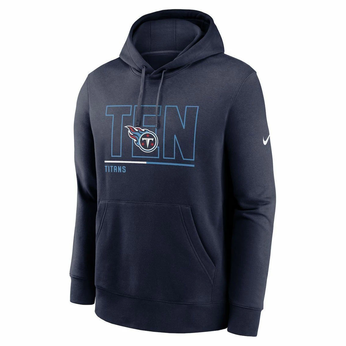 Nike Men's Navy Tennessee Titans City Code Club Fleece Pullover Hoodie 5 Nike Men's Navy Tennessee Titans City Code Club Fleece Pullover Hoodie - Image 3