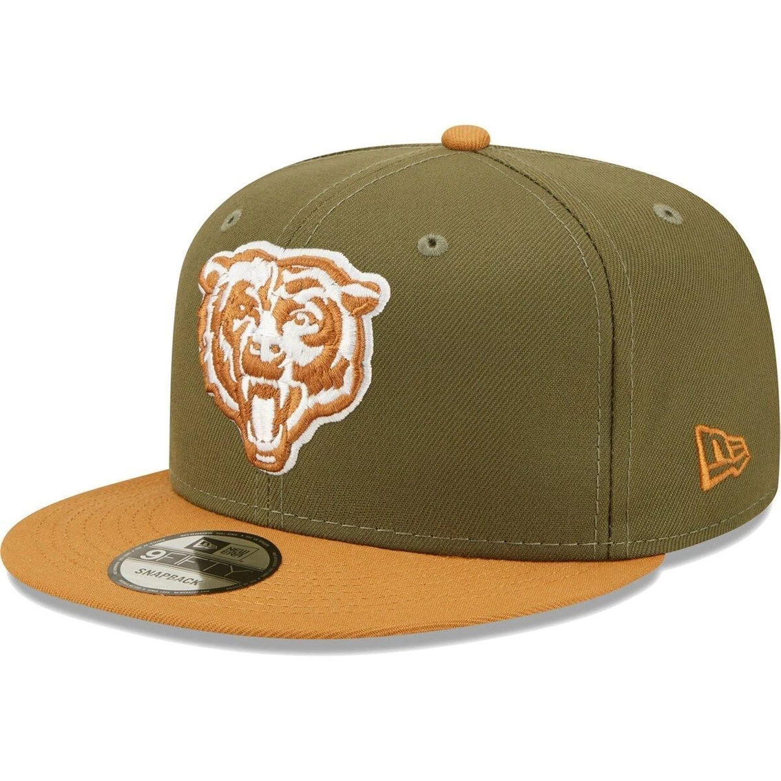 New Era Men's Olive/Brown Chicago Bears Two-Tone Color Pack 9FIFTY Snapback Hat 4 New Era Men's Olive/Brown Chicago Bears Two-Tone Color Pack 9FIFTY Snapback Hat - Image 2