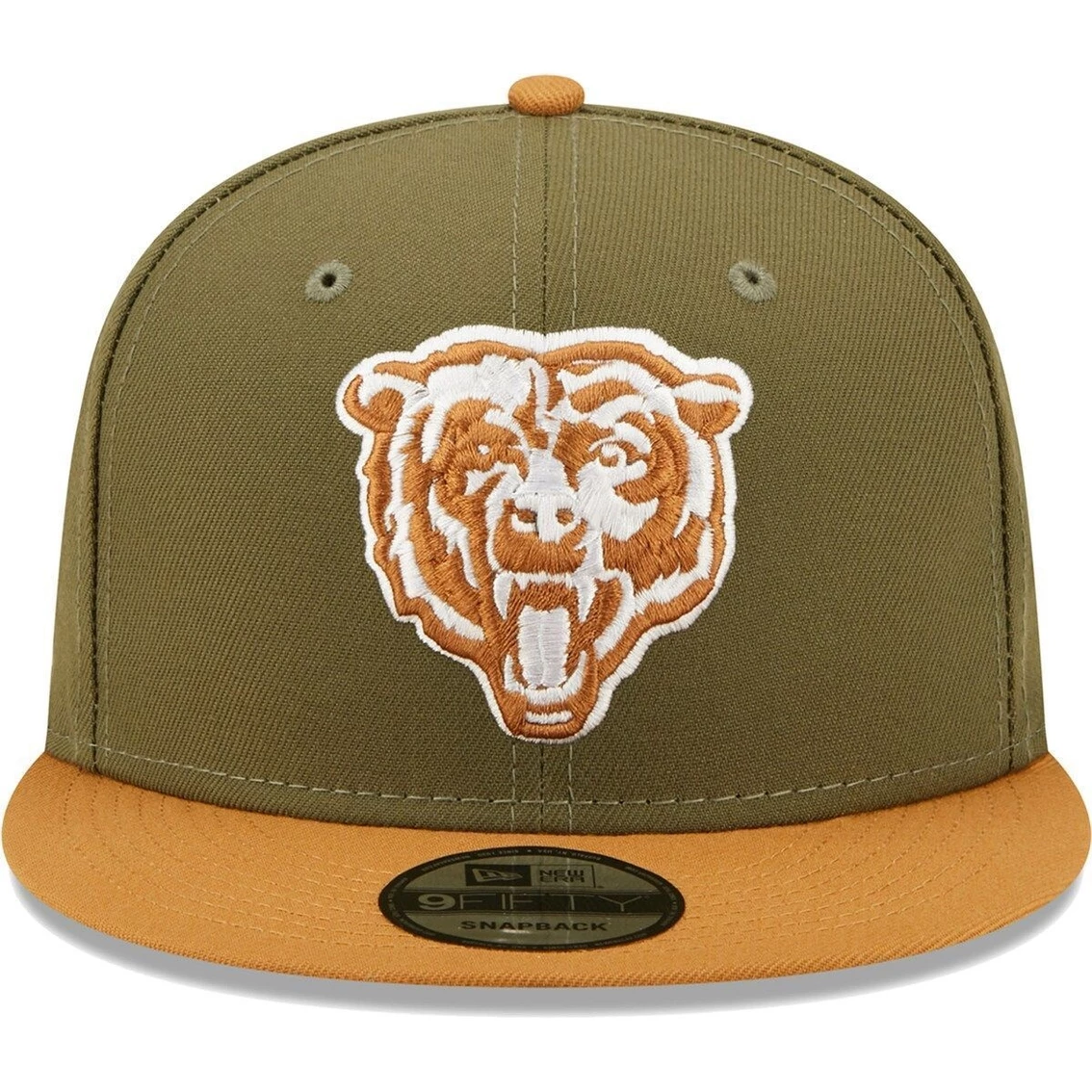 New Era Men's Olive/Brown Chicago Bears Two-Tone Color Pack 9FIFTY Snapback Hat 5 New Era Men's Olive/Brown Chicago Bears Two-Tone Color Pack 9FIFTY Snapback Hat - Image 3