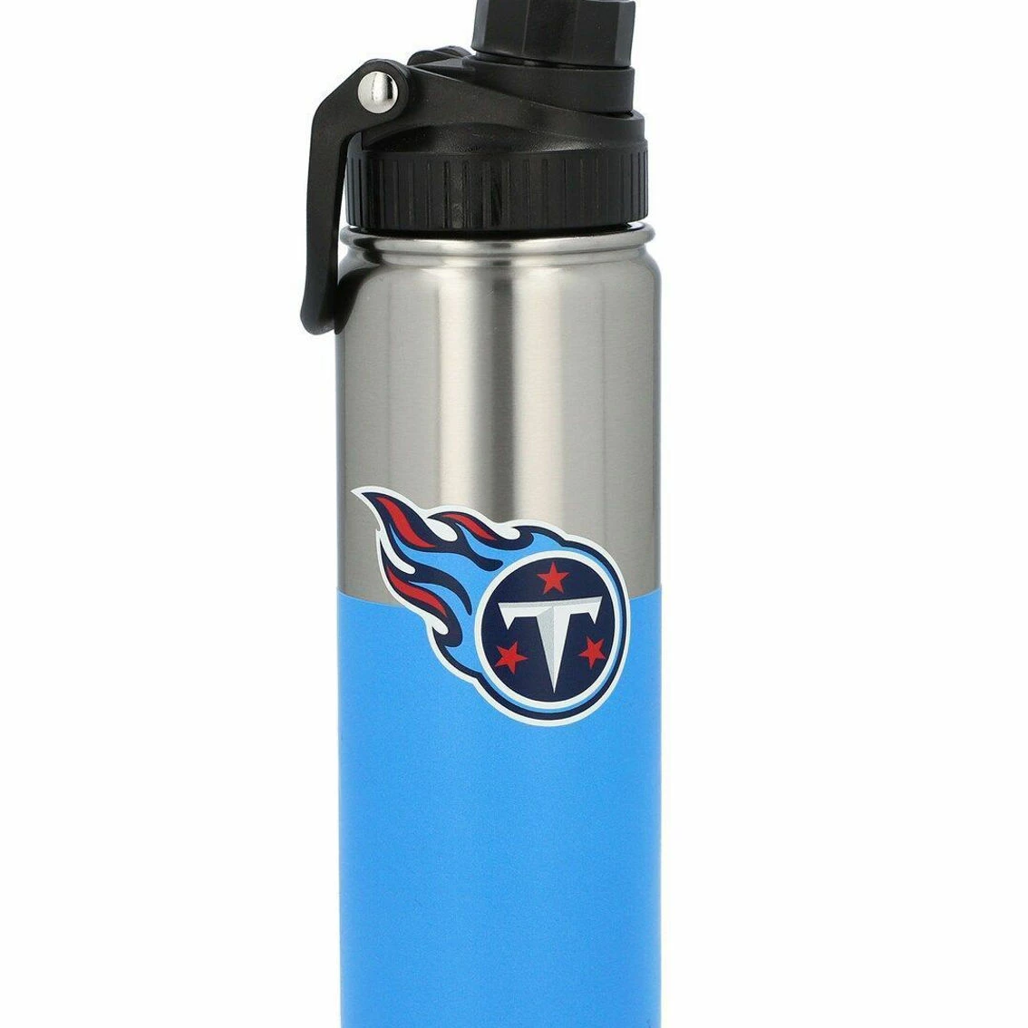 Logo Brands Tennessee Titans 21oz. Twist Top Stainless Bottle 3 Logo Brands Tennessee Titans 21oz. Twist Top Stainless Bottle