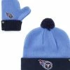 '47 Toddler Light Blue/Navy Tennessee Titans Bam Bam Cuffed Knit Hat With Pom And Mittens Set 1 '47 Toddler Light Blue/Navy Tennessee Titans Bam Bam Cuffed Knit Hat With Pom And Mittens Set -Fanatics DSCO1152056850 1191