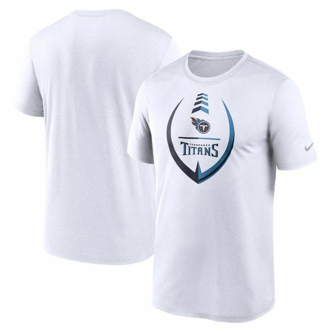 Nike Men's White Tennessee Titans Icon Legend Performance T-Shirt 3 Nike Men's White Tennessee Titans Icon Legend Performance T-Shirt