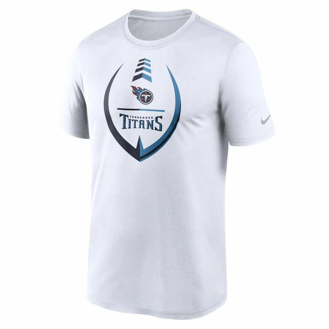 Nike Men's White Tennessee Titans Icon Legend Performance T-Shirt 5 Nike Men's White Tennessee Titans Icon Legend Performance T-Shirt - Image 3