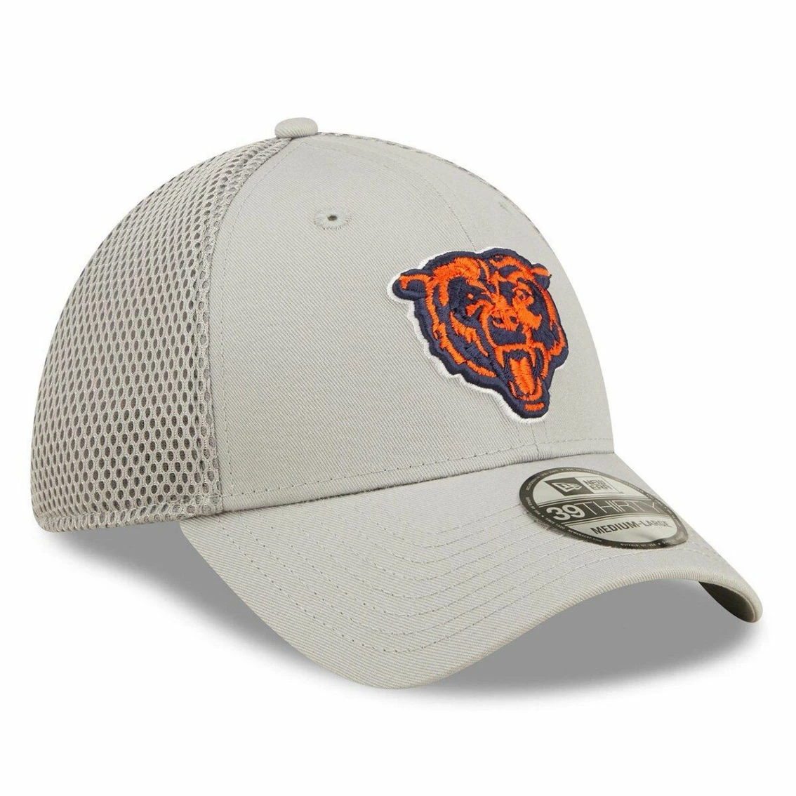 New Era Men's Gray Chicago Bears Team Neo 39THIRTY Flex Hat 6 New Era Men's Gray Chicago Bears Team Neo 39THIRTY Flex Hat - Image 4