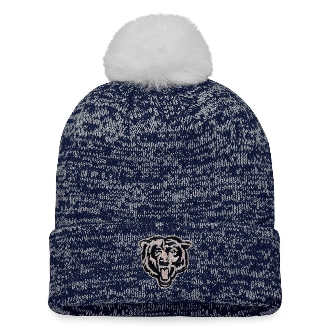 Fanatics Branded Women's Navy Chicago Bears Iconic Cuffed Knit Hat With Pom 3 Fanatics Branded Women's Navy Chicago Bears Iconic Cuffed Knit Hat With Pom