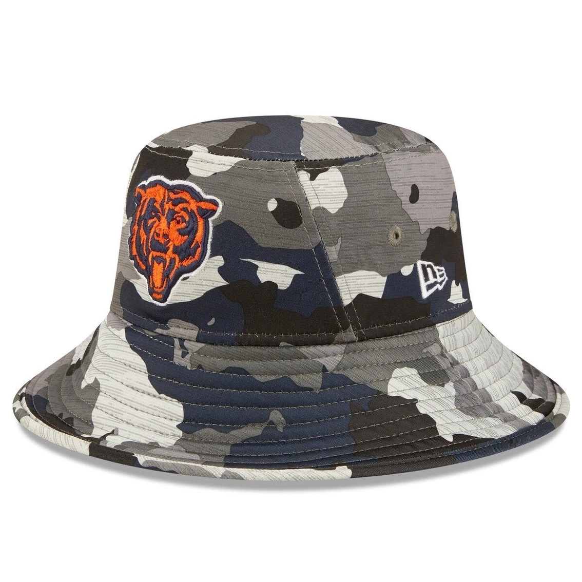 New Era Men's Camo Chicago Bears 2022 NFL Training Camp Official Mascot Bucket Hat 4 New Era Men's Camo Chicago Bears 2022 NFL Training Camp Official Mascot Bucket Hat - Image 2