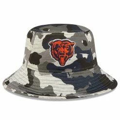 New Era Men's Camo Chicago Bears 2022 NFL Training Camp Official Mascot Bucket Hat 8 New Era Men's Camo Chicago Bears 2022 NFL Training Camp Official Mascot Bucket Hat -Fanatics DSCO1152166592 BGrd ALT2