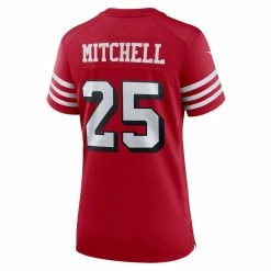 Nike Women's Elijah Mitchell Scarlet San Francisco 49ers Alternate Team Game Jersey 9 Nike Women's Elijah Mitchell Scarlet San Francisco 49ers Alternate Team Game Jersey -Fanatics DSCO1152433739 2946 ALT3