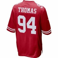 Nike Men's Solomon Thomas Scarlet San Francisco 49ers Player Game Jersey 9 Nike Men's Solomon Thomas Scarlet San Francisco 49ers Player Game Jersey -Fanatics DSCO1152433955 2946 ALT3