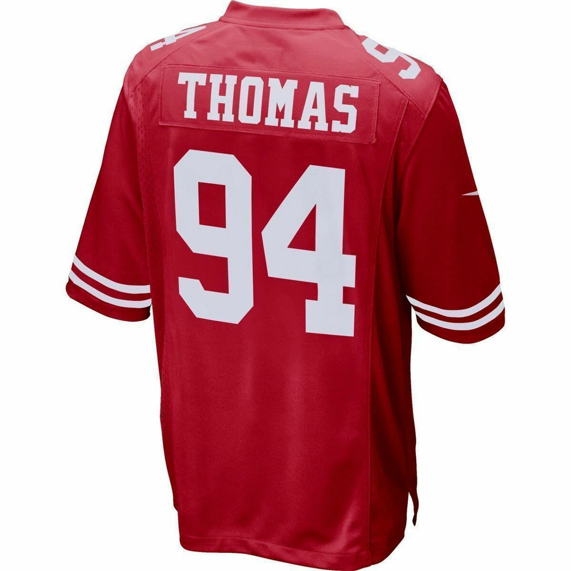Nike Men's Solomon Thomas Scarlet San Francisco 49ers Player Game Jersey 6 Nike Men's Solomon Thomas Scarlet San Francisco 49ers Player Game Jersey - Image 4